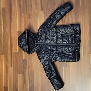 Boys ZARA Black Puffer Coat Size 6